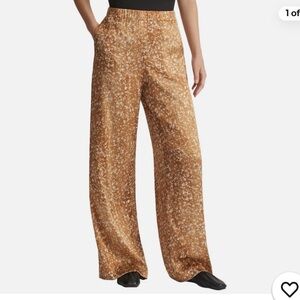 Shinesty high waisted pants sequins size 4 gold women’s flare wide leg riverside